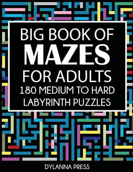 Dylanna Press | Big Book Of Mazes For Adults | Taschenbuch | Englisch (2021)-image