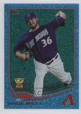 2013 Topps Wrapper Redemption Blue Slate Wade Miley #530 2s8
