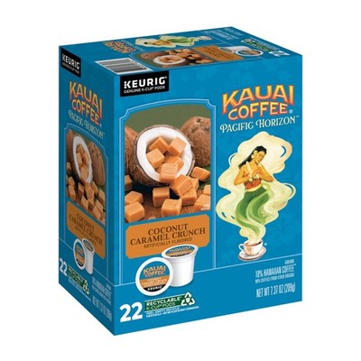 K-Cup Pods for Keurig Brewers   Arabica Coffee, 10% Hawaiian   Medium Roast, ...