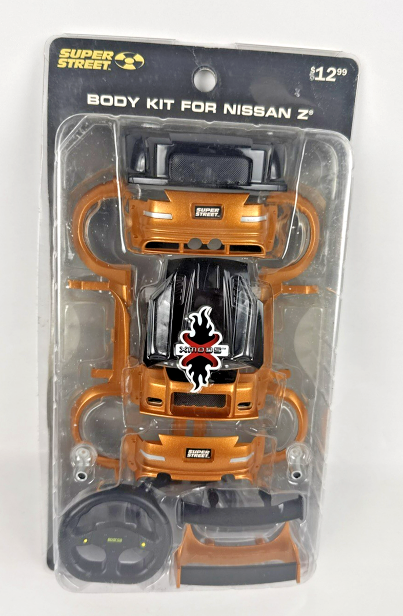 NEW SEALED RadioShack XMODS Nissan Z Orange Body Kit Super Street
