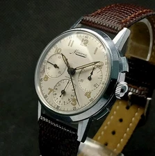 MINERVA VD712 vintage 1950s Chronograph Valjoux 72 swiss military Repair