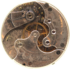 1895 ELGIN POCKET WATCH MOVEMENT 5974875 GRADE 119 6s 11j TK2 