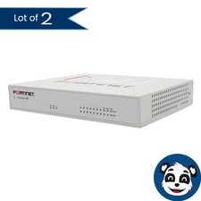 Lot of 2 FORTINET FortiGate 60E FG-60E Network Security Firewall, No PSU   A  