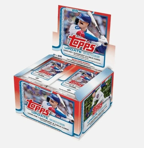 2025 TOPPS UPDATE SERIES BASEBALL HOBBY JUMBO BOX (1 AUTO/2 RELICS) - PreSale