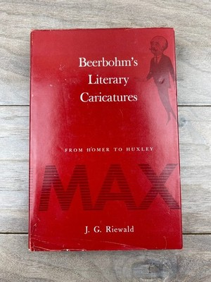 Beerbohm's Literary Caricatures J.G. Riewald 1977 Illustrated Archon