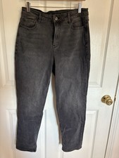 American Eagle Outfitters Black High Rise Jean Women  s Size 10 Regular, Relaxed