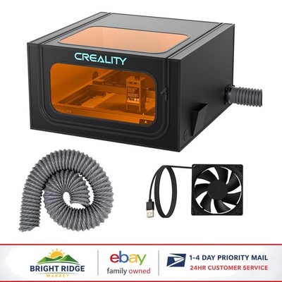 Upgraded Laser Engraver Enclosure with Smoke Vent and High Protection Features