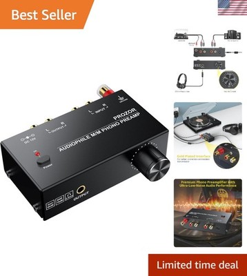 Solid State Preamplifier for Audiophile Equipment - Easy Volume Control