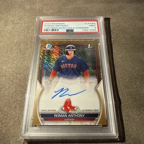 2023 Bowman - Chrome Prospects Roman Anthony Gold Shimmer Refractor /50 (RC)