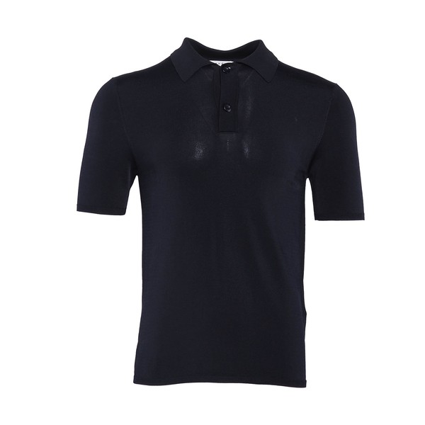 Sandro Polo Blau Gr. S Herren Poloshirt Kurzarm Strickpolo Knit SHPTR00136-image