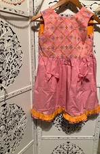 Oilily Sun dress 8 years 128 cm pink EUC combined ship