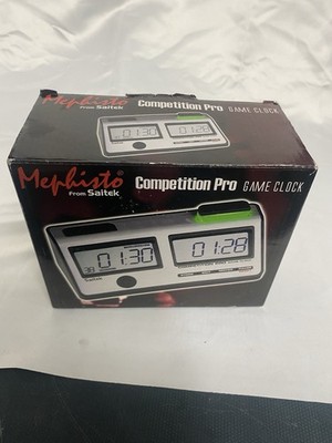 Mephisto Saitek Competition Pro Game Clock Digital Chess Timer NEW