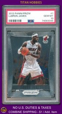 2012 Panini Prizm #1 LeBron James Prizm PSA 10