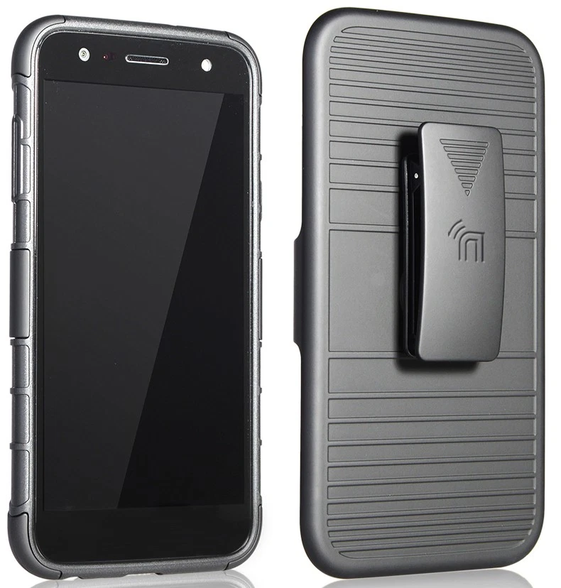 Black Magnet Grip Case Belt Clip for LG X Power 2, X Charge, Fiesta 2, K10 Power - Image 2 of 4