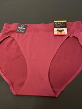 Bali Burgundy Comfort Revolution Hi -Cut Brief /Large /7