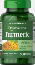Puritan's Pride Turmeric 800 mg-200  Capsules