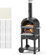 Forno per Pizza Da Esterno Portatile, Forno a Pellet per Pizza Da 12 Pollici, St