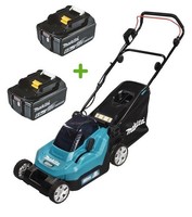 Makita Set DLM382Z 2X18V Akku-RasenmäHer Set Mit 2X Akku 6Ah Ohne LadegeräT
