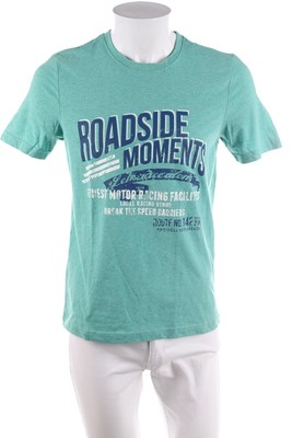LIVERGY T-Shirt Rundhals Print S grün