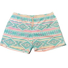 Chubbies Weekend Swim Trunks Aztec Print Lined Men's Size Large L - FLAW READ