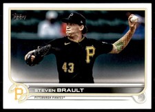 2022 Topps Series 1 - Steven Brault #307 Pittsburgh Pirates Baseball Card