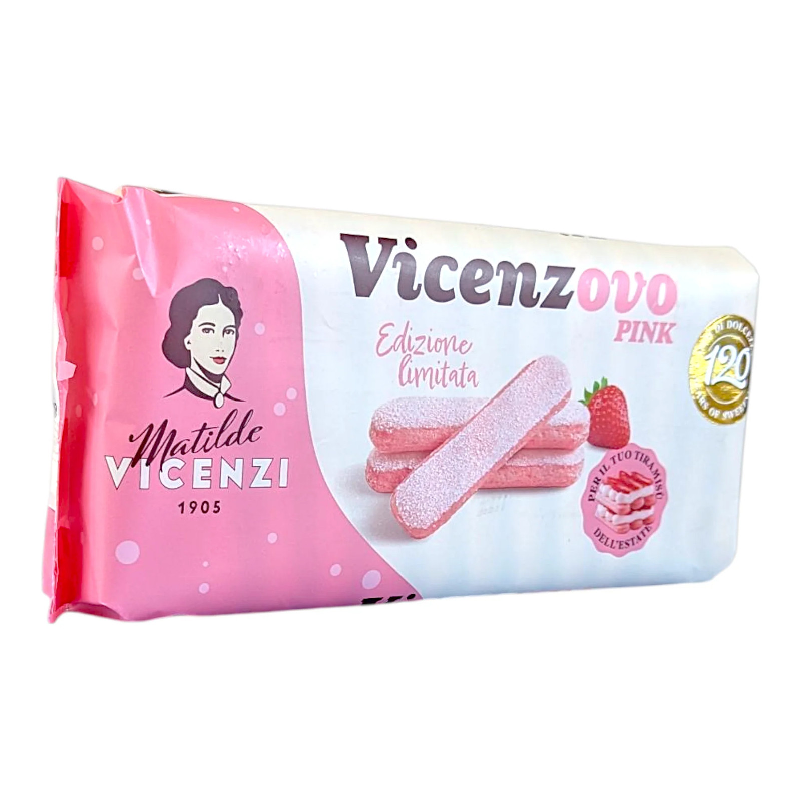 Vicenzi Matilde Savoiardi Rosa – Pink Strawberry Ladyfingers 200g