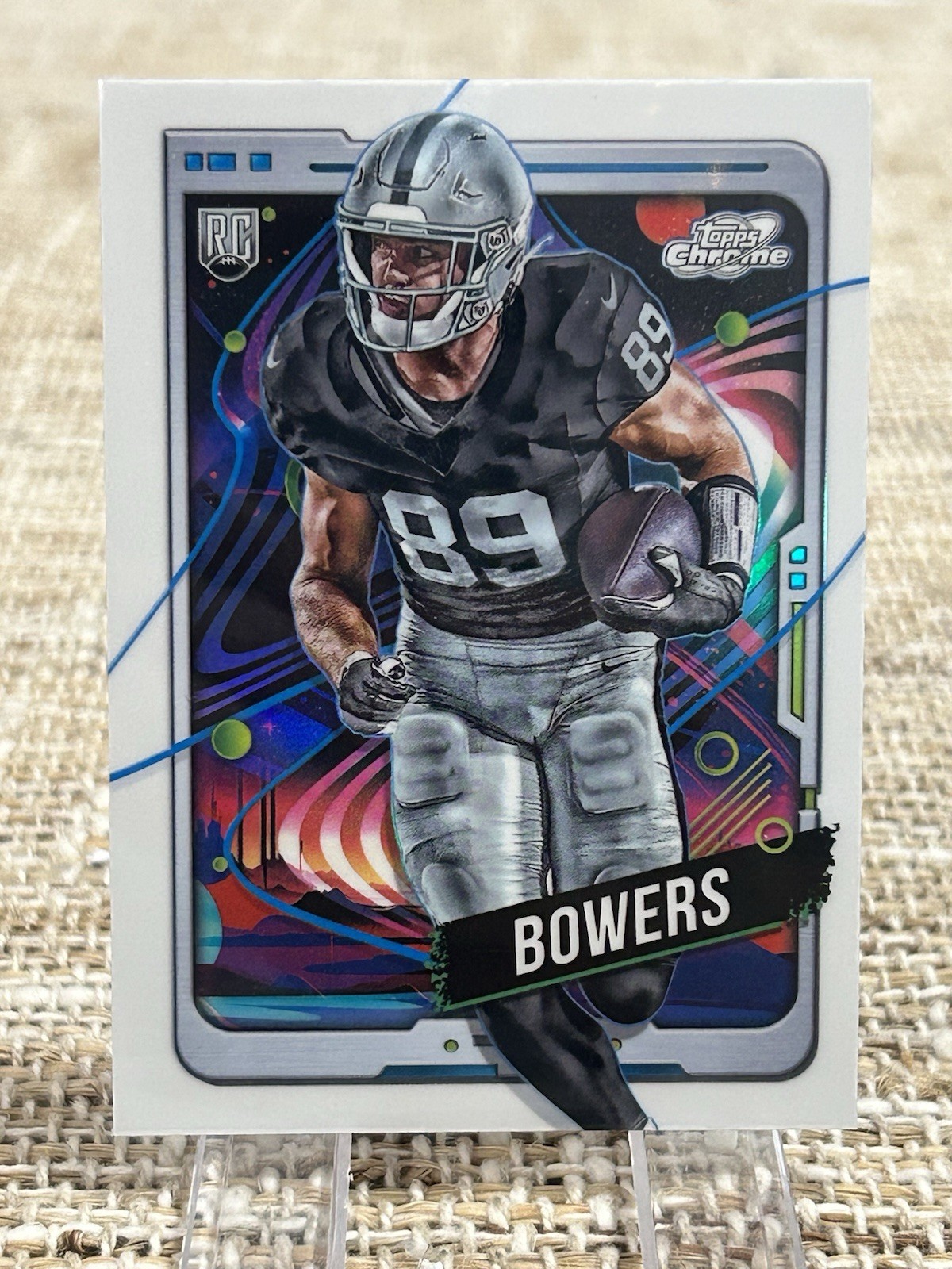 2024 Topps Chrome Cosmic #149 BROCK BOWERS WHITE HOLE REFRACTOR SSP RC