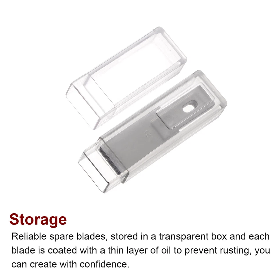 Cuchillas de cuchillo Exacto #21 Hobby Cuchillas de repuesto 100 piezas Repuestos Foto 4 de 4