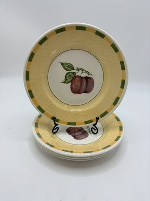 4 x Churchill Somerset Obst Beilage/Tee/Kuchen Teller 6,75''