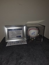 RARE Peyton Manning NFL QB Autographed Wilson BASEBALL PSA COA