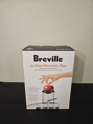 Breville The Juice Fountain Plus JE98XL Silver New In Box