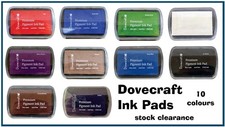 DOVECRAFT PREMIUM PIGMENT INK PAD~ CRAFT~ RUBBER STAMPING~STOCK CLEARANCE