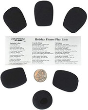 L6 Larger Foam Microphone Windscreens Microphone Covers 6-Pack Desktop/Headset