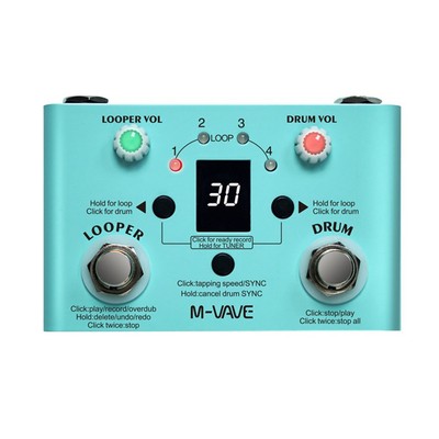 Multi Effekt Pedal Multi Effekt Pedal 11 Minuten 30 Schlagzeug V2 Drum Looper