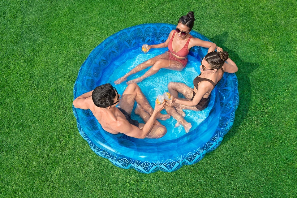 Planschbecken Family Pool Swimmingpool Badespaß Boheme Ø 168 x 53 cm Rund - Bild 4 von 4