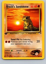 Brock's Sandshrew (72) 1st Edition Gym Heroes 072/132 2000 NM on eBay