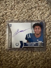 2020 Donruss Elite Jonathan Taylor Pen Pals Purple Ink Rookie Auto SSP Colts