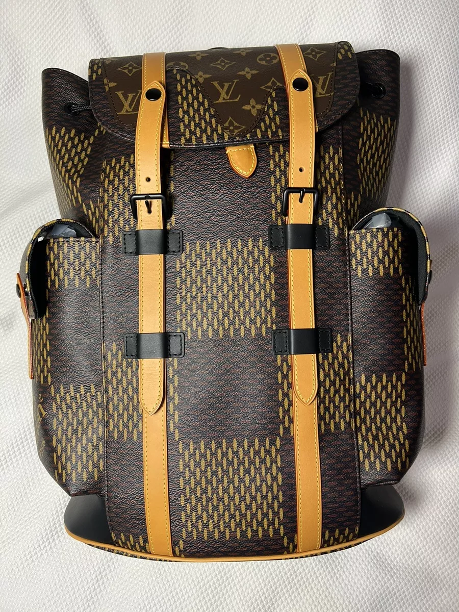 LOUIS VUITTON X NIGO Giant Damier Ebene Monogram Christopher PM Backpack  1231102