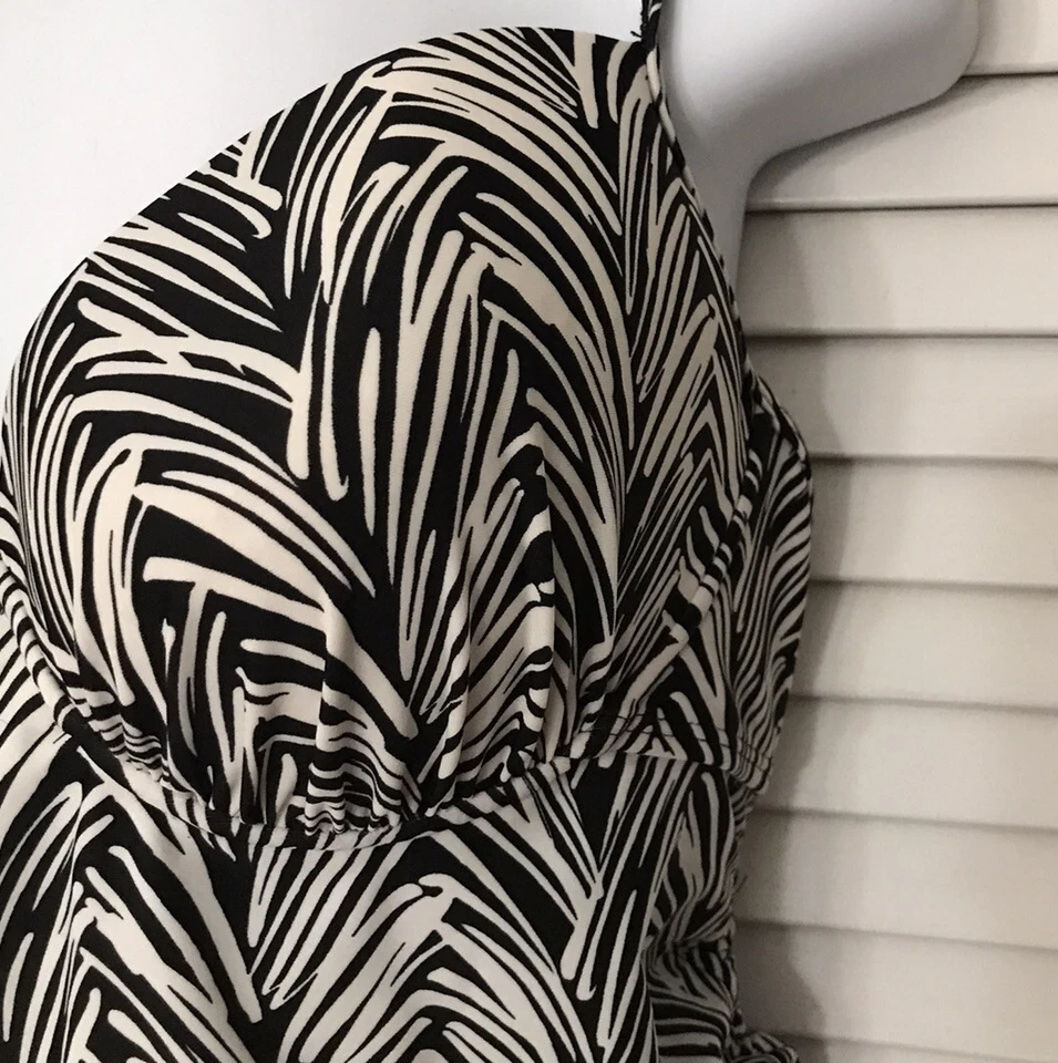 TROPICAL ESCAPE 12 Top 16 Bottom 2 PC Swim Suit Bathing Tankini Push Up Slimming - Image 3 of 4