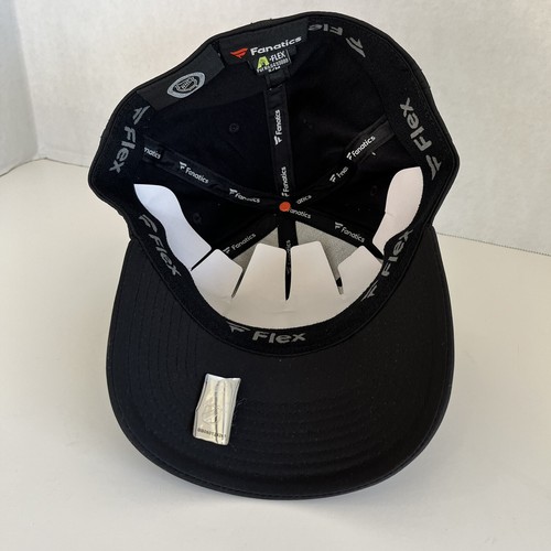 Fanatics Anaheim Ducks Cap Stretch Fit Small Medium Hat Black Embroidered - Picture 5 of 6