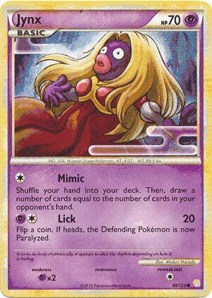 Pokemon HeartGold SoulSilver Card  69/123 Jynx