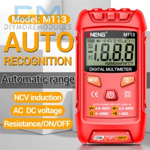 ANENG M113 Multimètre numérique 1999 Nombres d'auto-rangage AC/DC Votre vote NCV Compteur