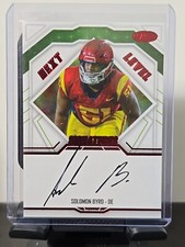 Solomon Byrd Signed Sage Red Next Level Signatures AUTO USC, Texans