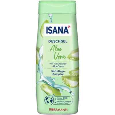 6 x 300 ml | Isana Duschgel Aloe Vera frische Haut Softpflege Komplex Vegan  | eBay.de