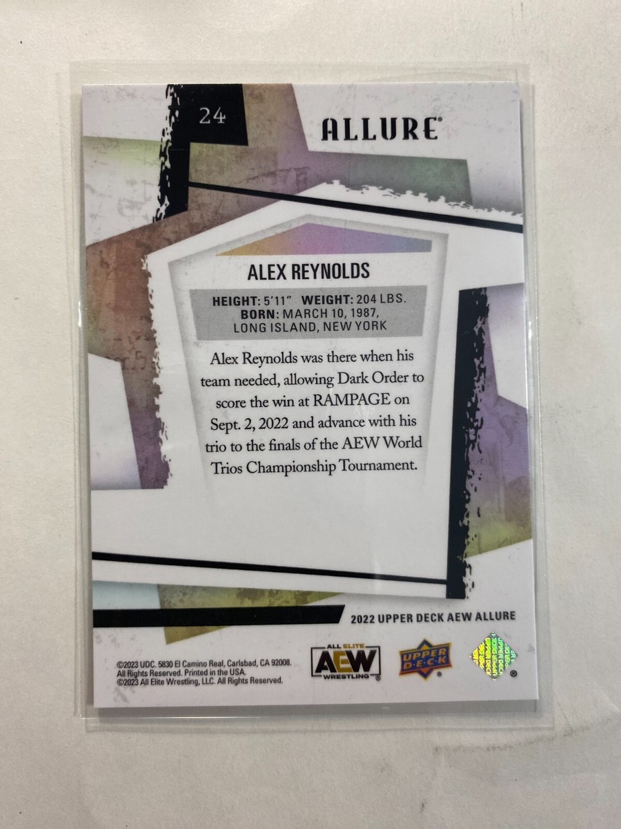 Alex Reynolds 2022 Upper Deck AEW All Elite Wrestling #24