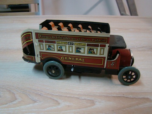 Toy Mechanical IN Sheet Lithographiee - Reissue - Tin Toy Van - Picture 2 of 2