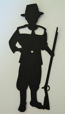 Cricut Pilgrim Man Thanksgiving Silhouette Die Cut Scrapbook Embellishment