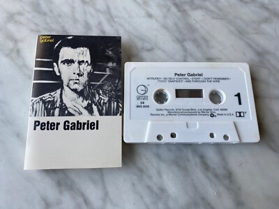 Peter Gabriel Self Titled CASSETTE Tape 1980 Geffen M5G 2035 Genesis, Biko RARE!
