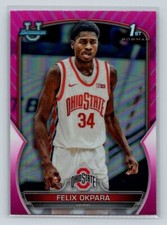 Felix Okpara Pink 2022-23 Bowman University Chrome #94