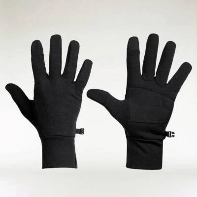 ICEBREAKER - RealFleece Merino Sierra Gloves Unisex - 200 g/m² Merino - schwarz